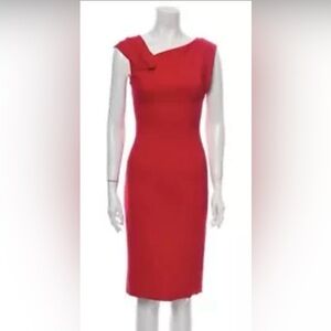 NWT Karen Millen Sheath Dress, Red, US4